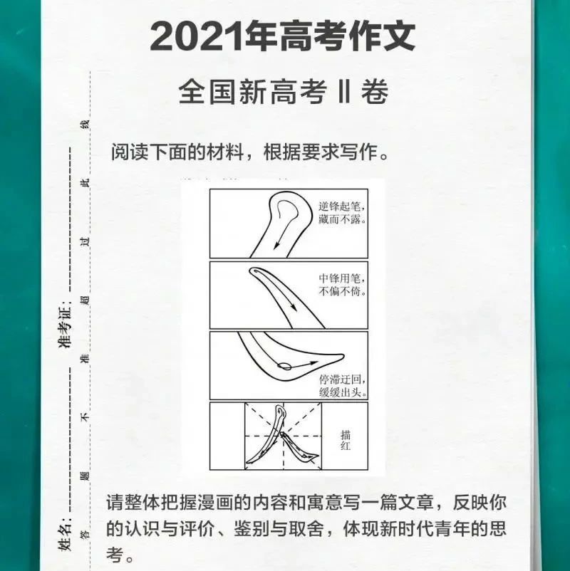 漫画被选进高考作文题，原作者的回应亮了
